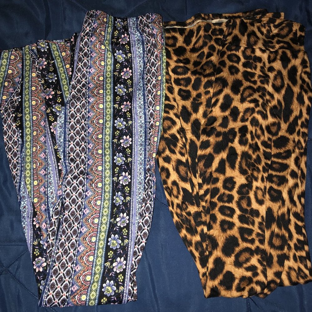 Women's Flare Pants Set | 2 pairs, M size
